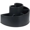 Plastikinis juodos spalvos spiralinis sodo gėlių stovas 53x43,5x32,5 cm