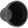 Plastikinis sodo vazonas, juodas, apvalus, 48 ​​cm