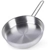 Plieninė keptuvė 18/10, nerūdijančio plieno PREMIUM, dujų indukcija, 26 cm