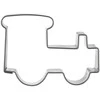 Plieninė sausainių formelė / imbierinių sausainių formelių lokomotyvas 6 cm