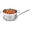 Plieninio indukcinio trinkelės adapteris 24 cm