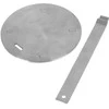 Plieninis indukcinis padas, adapteris puodui, puodeliui, kavos virimo aparatui, 13 cm