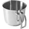 Plieninis pieno puodas 12,5 cm 1 l ANETT
