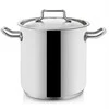 Plieninis puodas su dangteliu 18/10 PREMIUM 11 l 24 cm ORION