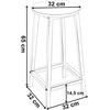 Pramoninė palėpės taburetė Flint Modern Oak