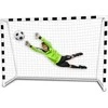 Pro futbolo vartai 300 x 200 cm balti ir juodi