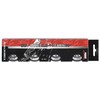 PU 64x24 82A Juodas N (4 vnt.) + ABEC-9 (8 vnt.) NILS EXTREME SET