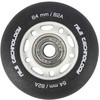 PU 64x24 82A MATINE Juodas (4 vnt.) + ABEC-9 (8 vnt.) NILS EXTREME RINKINYS