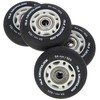 PU 64x24 82A MATINE Juodas (4 vnt.) + ABEC-9 (8 vnt.) NILS EXTREME RINKINYS