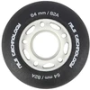 PU 64x24 82A MATTE Juodas ratai (4 vnt.) NILS EXTREME