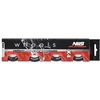 PU 64x24 82A MATTE Juodas ratai (4 vnt.) NILS EXTREME
