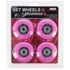 PU 70x24 82A (4 vnt.) rožinė + ABEC-7 (8 vnt.) NILS EXTREME SET