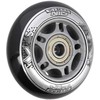 PU 70x24 82A Juodas N (4 vnt.) + ABEC-9 (8 vnt.) NILS EXTREME RINKINYS