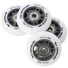 PU 70x24 82A MATTE Baltas (4 vnt.) + ABEC-9 (8 vnt.) NILS EXTREME RINKINYS