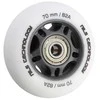PU 70x24 82A MATTE Baltas (4 vnt.) + ABEC-9 (8 vnt.) NILS EXTREME RINKINYS