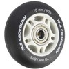 PU 70x24 82A MATTE Juodas (4 vnt.) + ABEC-9 (8 vnt.) NILS EXTREME RINKINYS