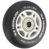 PU 72x24 82A MATTE Juodas (4 vnt.) + ABEC-9 (8 vnt.) NILS EXTREME SET