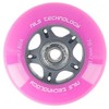PU 76x24 82A (4 vnt.) rožinė + ABEC-7 (8 vnt.) NILS EXTREME SET