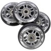 PU 76x24 82A Juodas N (4 vnt.) + ABEC-9 (8 vnt.) NILS EXTREME SET