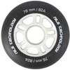 PU 76x24 82A MATTE Juodas ratai (4 vnt.) NILS EXTREME