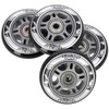 PU 80x24 82A Juodas N (4 vnt.) + ABEC-9 (8 vnt.) NILS EXTREME SET