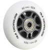 PU 80x24 82A MATTE Baltas (4 vnt.) + ABEC-9 (8 vnt.) NILS EXTREME RINKINYS