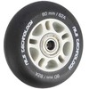 PU 80x24 82A MATTE Juodas (4 vnt.) + ABEC-9 (8 vnt.) NILS EXTREME RINKINYS