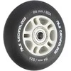PU 84x24 82A MATINE Juodas (4 vnt) + ABEC-9 CHROME (8 vnt) NILS EXTREME RINKINYS