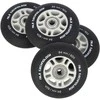 PU 84x24 82A MATINE Juodas (4 vnt) + ABEC-9 CHROME (8 vnt) NILS EXTREME RINKINYS