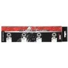 PU 84x24 82A MATTE Baltas (4 vnt) + ABEC-9 CHROME (8 vnt) NILS EXTREME RINKINYS