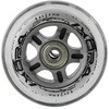 PU 84x24 82A TRANSPARENT (4 vnt) + ABEC-7 CHROME (8 vnt) NILS EXTREME RINKINYS