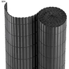 PVC balkono uždangalas 90x500 cm BARU antracito spalvos