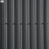 PVC balkono uždangalas 90x500 cm BARU antracito spalvos