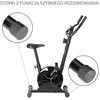 RM8740 Juodas ONE FITNESS MAGNETINIS DVIRATIS