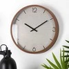 Rudas sieninis laikrodis 29,5 cm