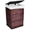 Rudų pintų krepšelių rinkinys 72 l ir 114 l