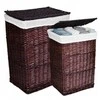 Rudų pintų krepšelių rinkinys 72 l ir 114 l