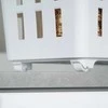 Sandėliavimo konteineris ant ratų baltas siauras 13 l