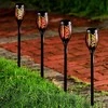 Saulės energija varomas žibintuvėlis su liepsnomis, 12 SMD LED, 7x7x50cm