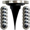 SAULĖS LEMPAS 8 LED SMD, VARŽIAMAS Į ŽEMĘ, 12 Vnt.