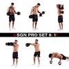 SGN140 (2 DALYS) PRO SET 6IN1 SVORIŲ RINKINYS 40KG HMS
