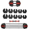 SGR40 PRO SET 2IN1 REGULIUOJAMAS HANTELIŲ RINKINYS 43,5 KG HMS
