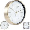 Sieninis laikrodis balto aukso 25 cm