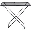 Skalbinių džiovintuvas Metalinis Juodas Ištraukiamas XXL Solid VILDE 108-182 cm