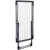 Skalbinių džiovintuvas Metalinis Juodas Ištraukiamas XXL Solid VILDE 108-182 cm