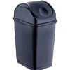 SLIM pakreipiamas konteineris 5 l - 185x150x280 mm pilkos spalvos