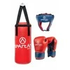 SPARTAN bokso rinkinys vaikams (5kg krepšys, pirštinės, šalmas)
