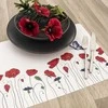 Stačiakampis stalo įrankių lėkštės kilimėlis / virtuvės kilimėlis maki 43x28 ​​cm