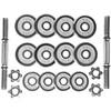 STC15 Hanteliai lagamine 2 x 7,5 KG CHROME HMS