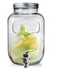 Stiklainis, stiklinis dozatorius su čiaupu, čiaupas limonado gėrimams, 4 l